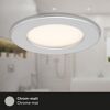 LED-Einbauleuchtenset 'Thin' 18 W 1950 lm warmweiß Ø 11,5 cm 3 Stück