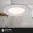 LED-Einbauleuchte 'Thin' chrom-matt 450 lm, 3er-Set, IP 44