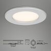 LED-Einbauleuchtenset 'Thin' 18 W 1950 lm warmweiß Ø 11,5 cm 3 Stück