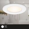 LED-Einbauleuchtenset 'Thin' 18 W 1950 lm warmweiß Ø 11,5 cm 3 Stück