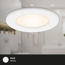 LED-Einbauleuchte 'Thin' weiß 450 lm, 3er-Set, IP 44
