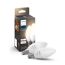 Zwei Philips Hue White Lampen und Verpackung