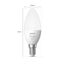 LED-Lampe 'Hue White' E14 5,5 W, 2er-Pack