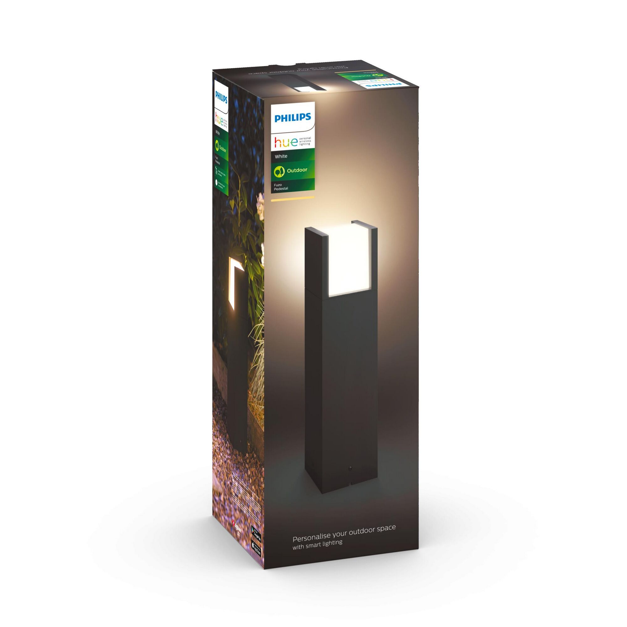 Philips Hue Fuzo Sockelleuchte in der Verpackung