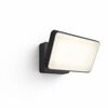 Schwarze Philips Hue Welcome Wandleuchte