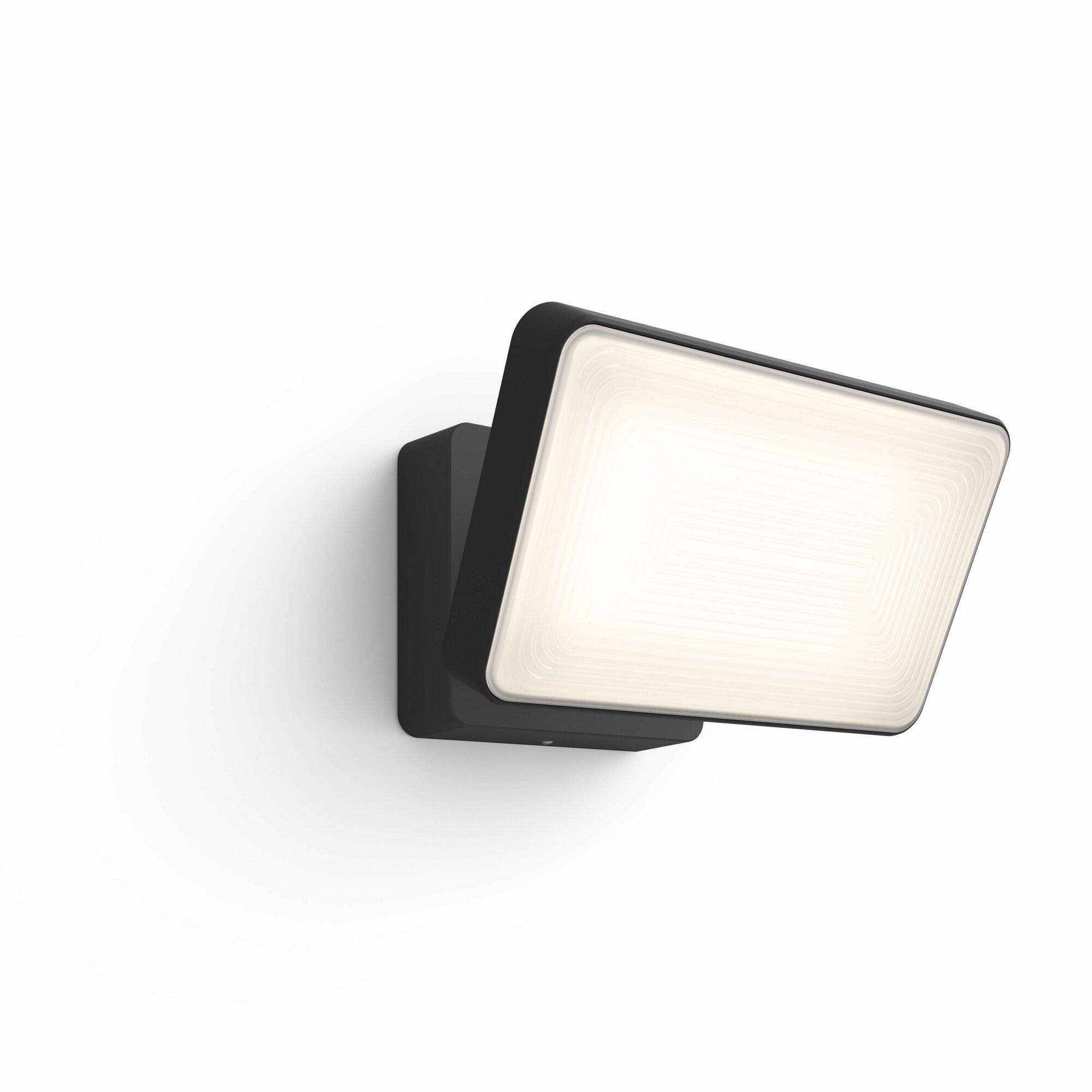 Schwarze Philips Hue Welcome Wandleuchte
