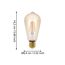 LED Leuchtmittel E27 5,5W amber