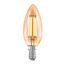 LED-Leuchtmittel E14C35, bernsteinfarben