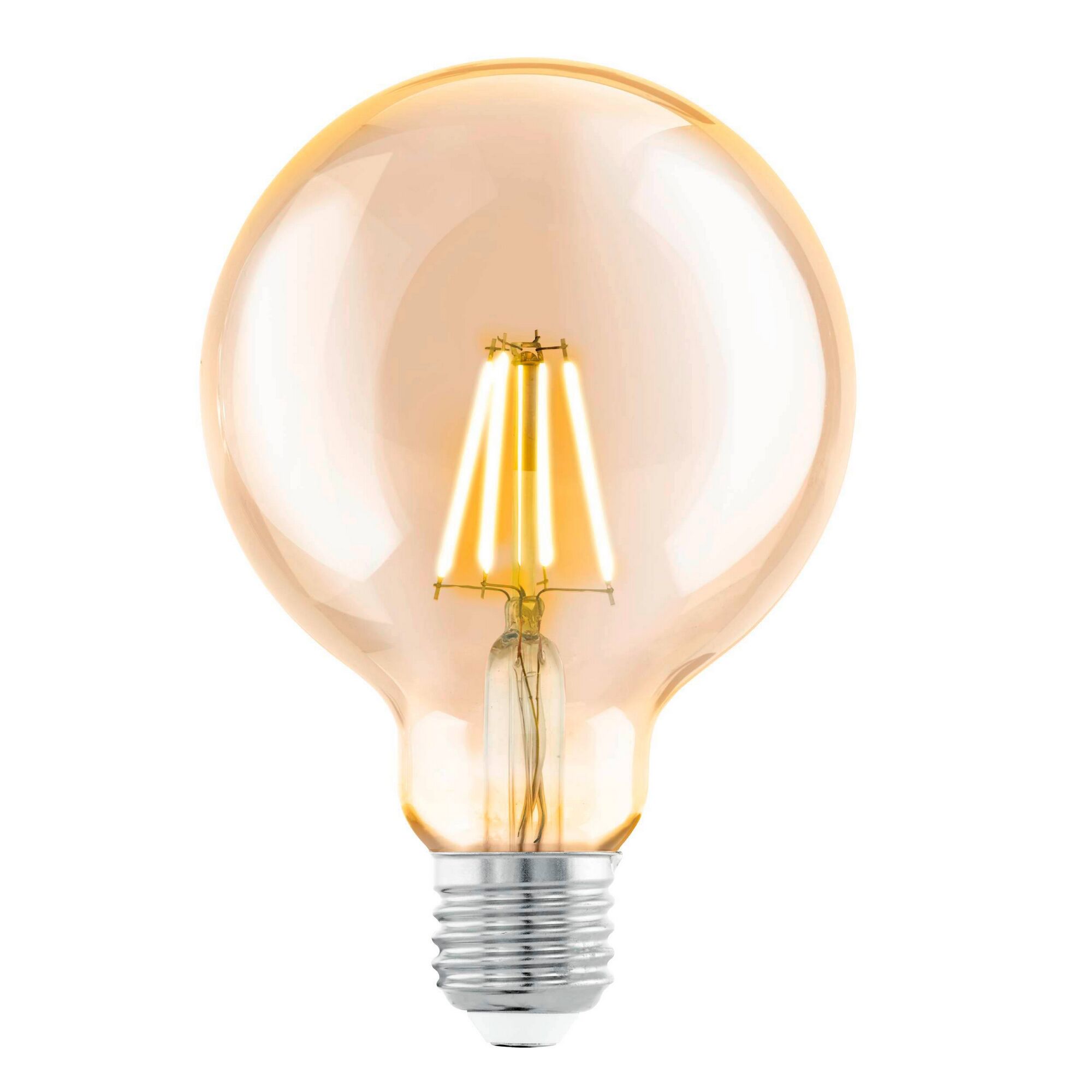 LED-Leuchtmittel E27 G95, amber
