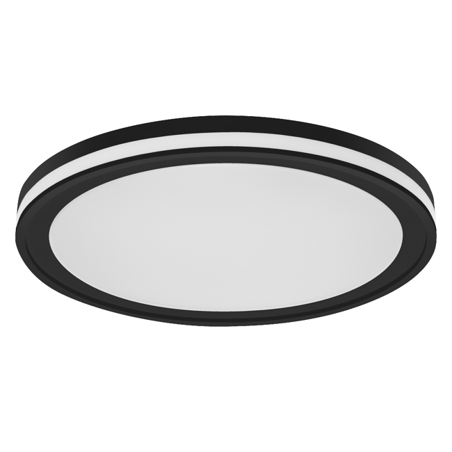 Bild von LED-Deckenleuchte 'Smart Circle' schwarz Ø 46 cm 2400 lm