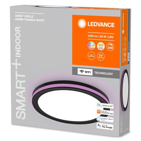 5. Bild von LED-Deckenleuchte 'Smart Circle' schwarz Ø 46 cm 2400 lm