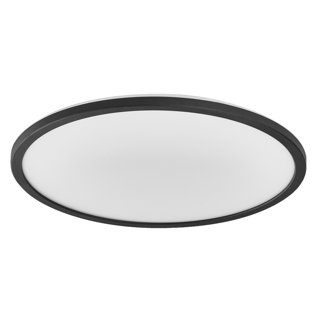 Bild von LED-Deckenleuchte 'Smart Slim' schwarz Ø 40 cm 1870 lm