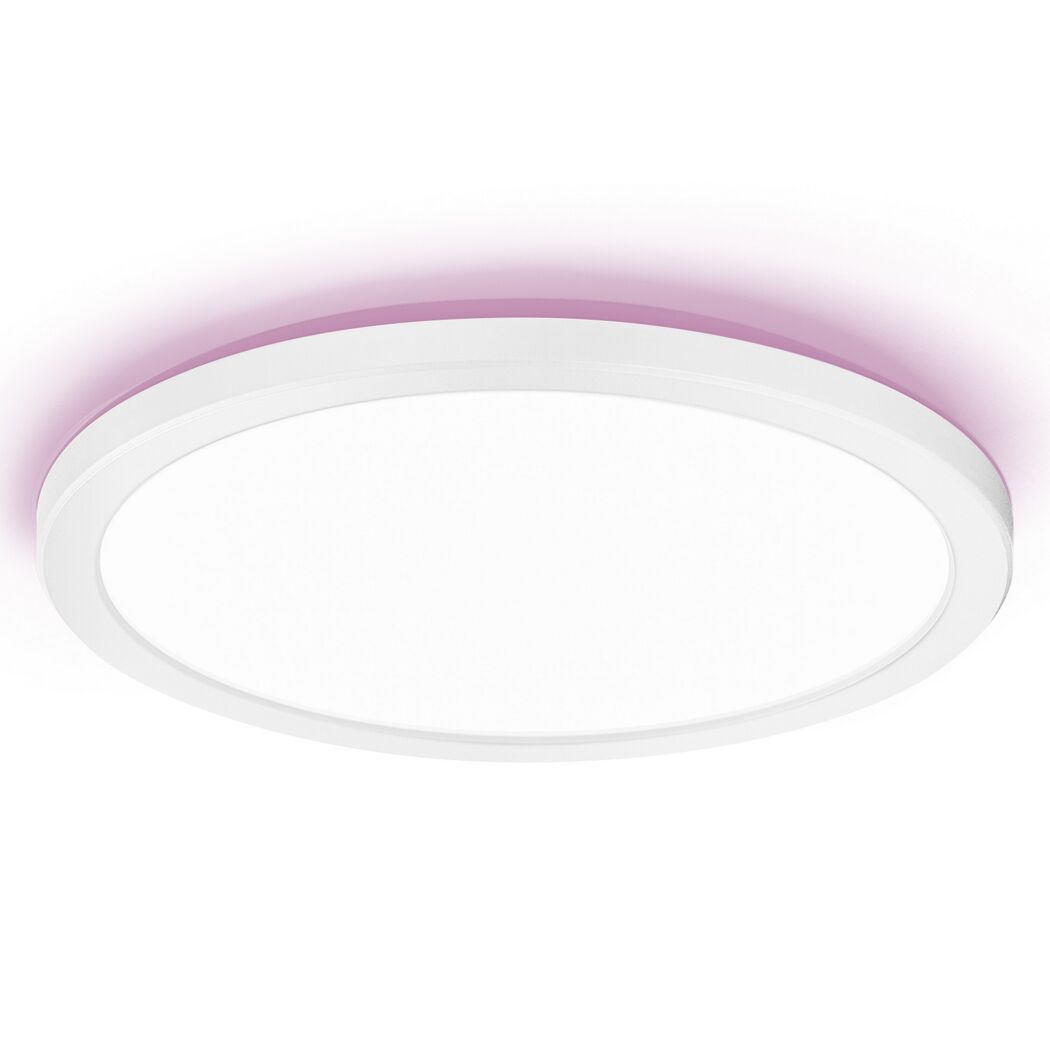 LED-Deckenleuchte 'Smart Slim' dimmbar 19 W 1140 lm RGB - tunable white Ø 23,5 x 2,7 cm