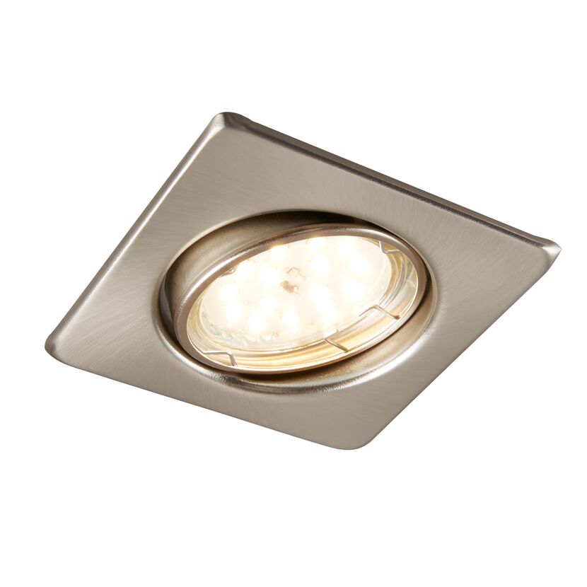 Einbauleuchte nickel matt