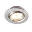 LED-Einbauleuchten-Set aluminiumfarben GU10 Ø 8,6 cm 3 Stück