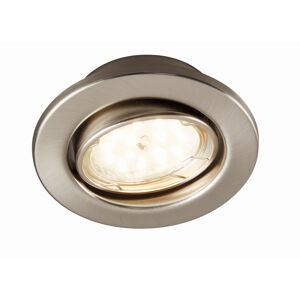 Einbauleuchten-Set nickelfarben matt 5 W 3-teilig