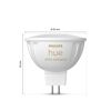 Philips Hue GU5.3 LED-Leuchtmittel, Maße 50x49 mm