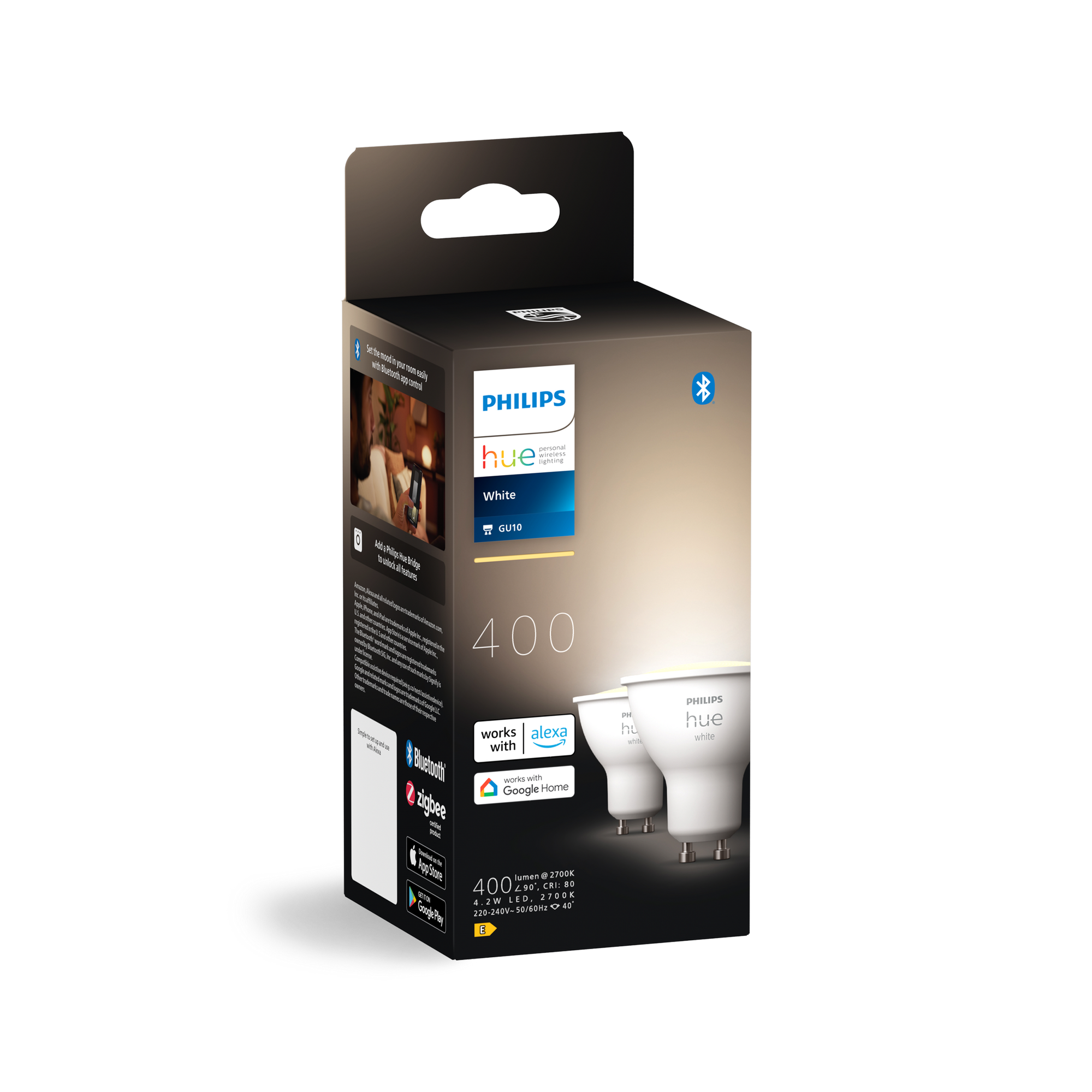 LED-Lampe-Reflektor GU10 400 lm weiß 2 Stück