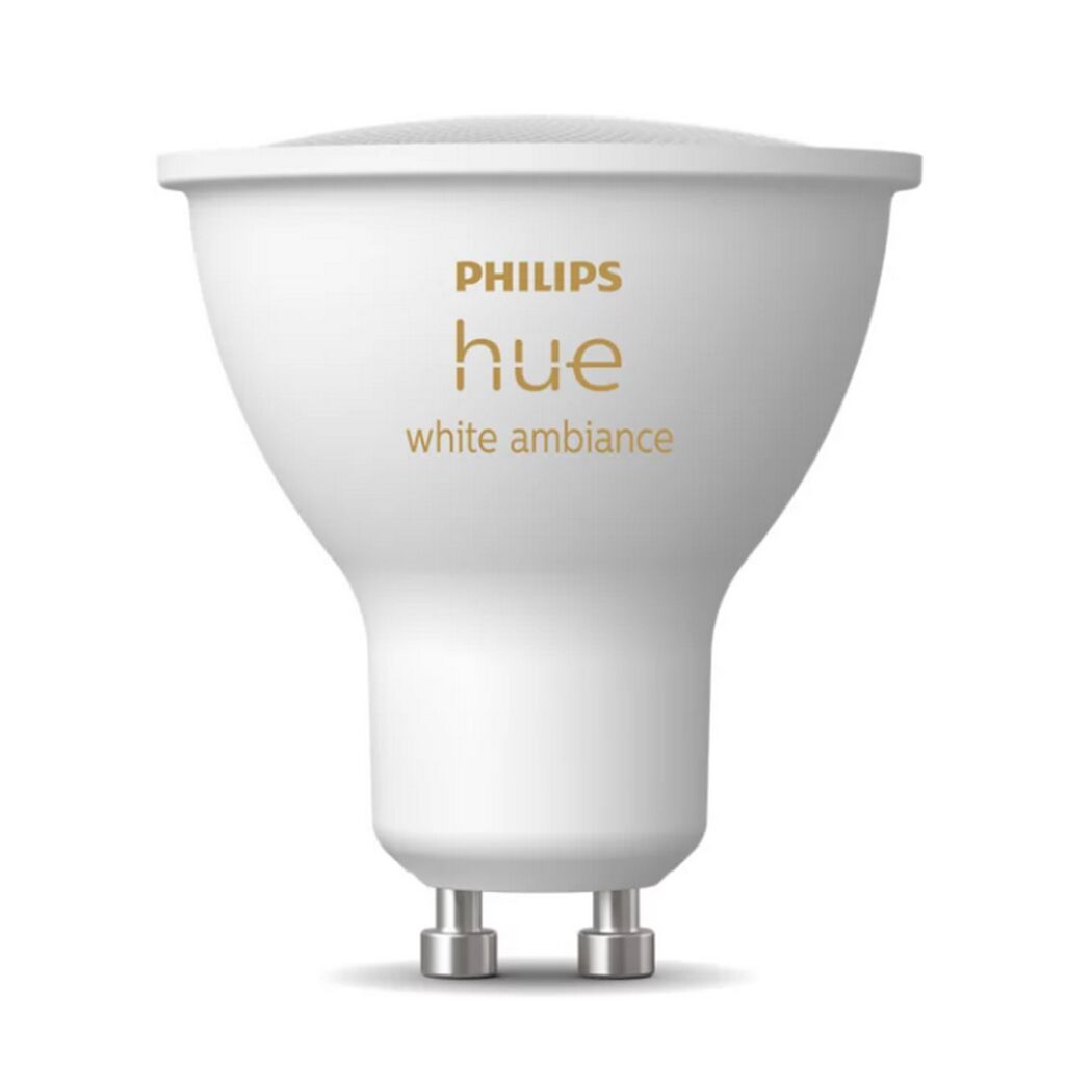 LED-Leuchtmittel 'Hue White Ambiance' dimmbar Reflektor klar GU10 400 lm warmweiß bis tageslichtweiß