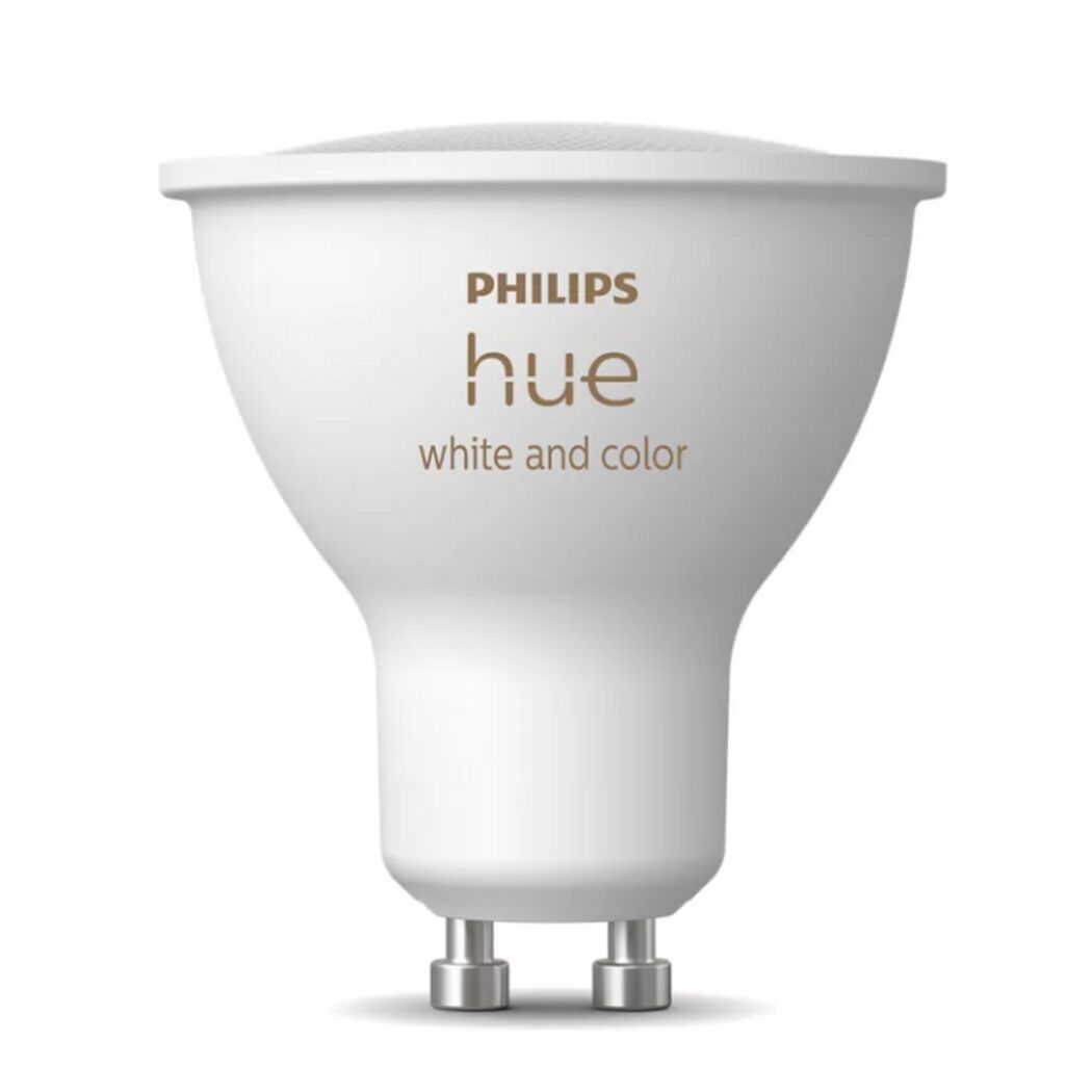 LED-Leuchtmittel 'Hue White & Color Ambiance' dimmbar Reflektor klar GU10 400 lm RGB - tunable white