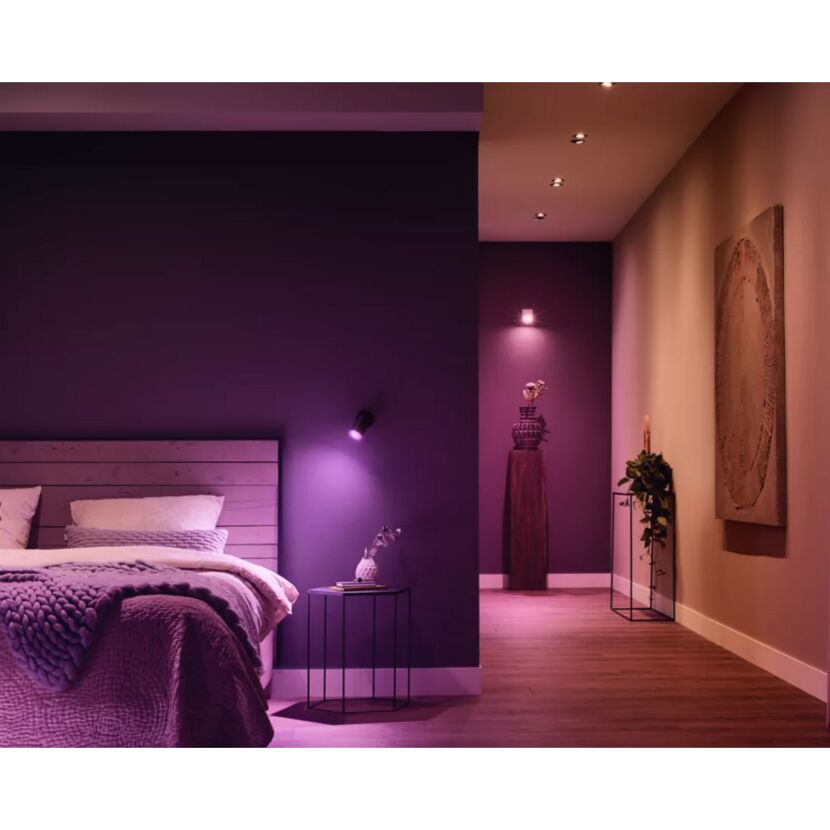 LED-Lampe 'Hue White & Color Ambiance' weiß bis bunt GU10 4,2 W 400 lm