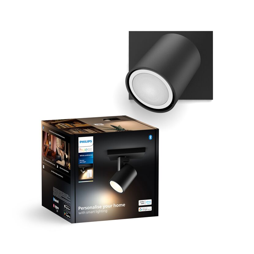LED-Spot 'Hue Runner' schwarz 4,2 W