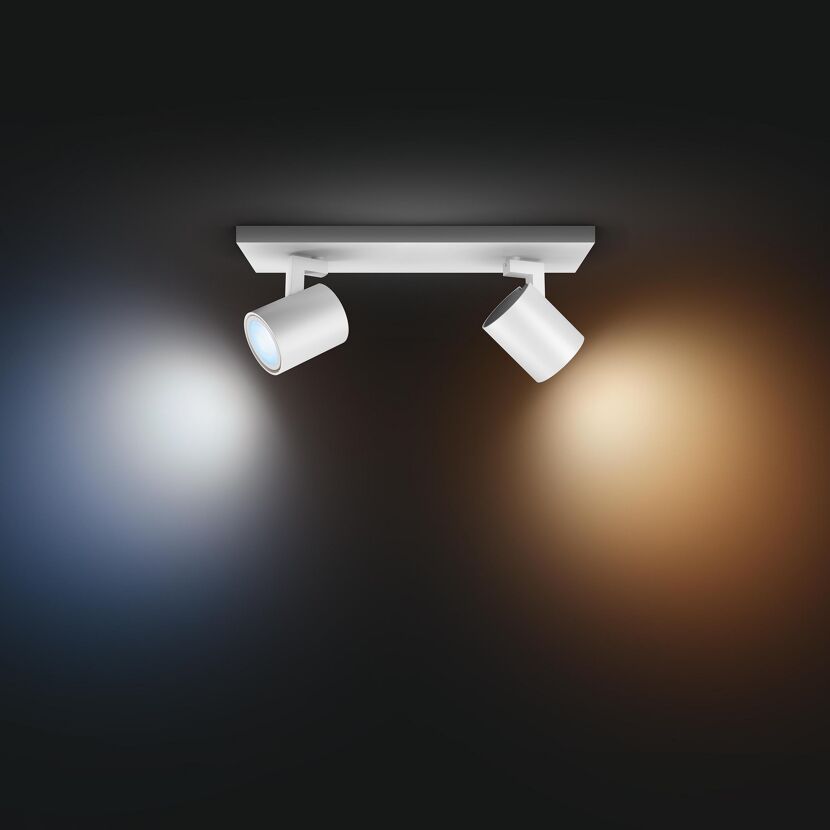 LED-Spot 'Hue Runner' weiß 2 x 4,2 W