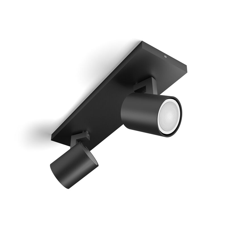 LED-Spot 'Hue Runner' schwarz 2 x 4,2 W