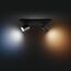 LED-Spot 'Hue Runner' schwarz 2 x 4,2 W