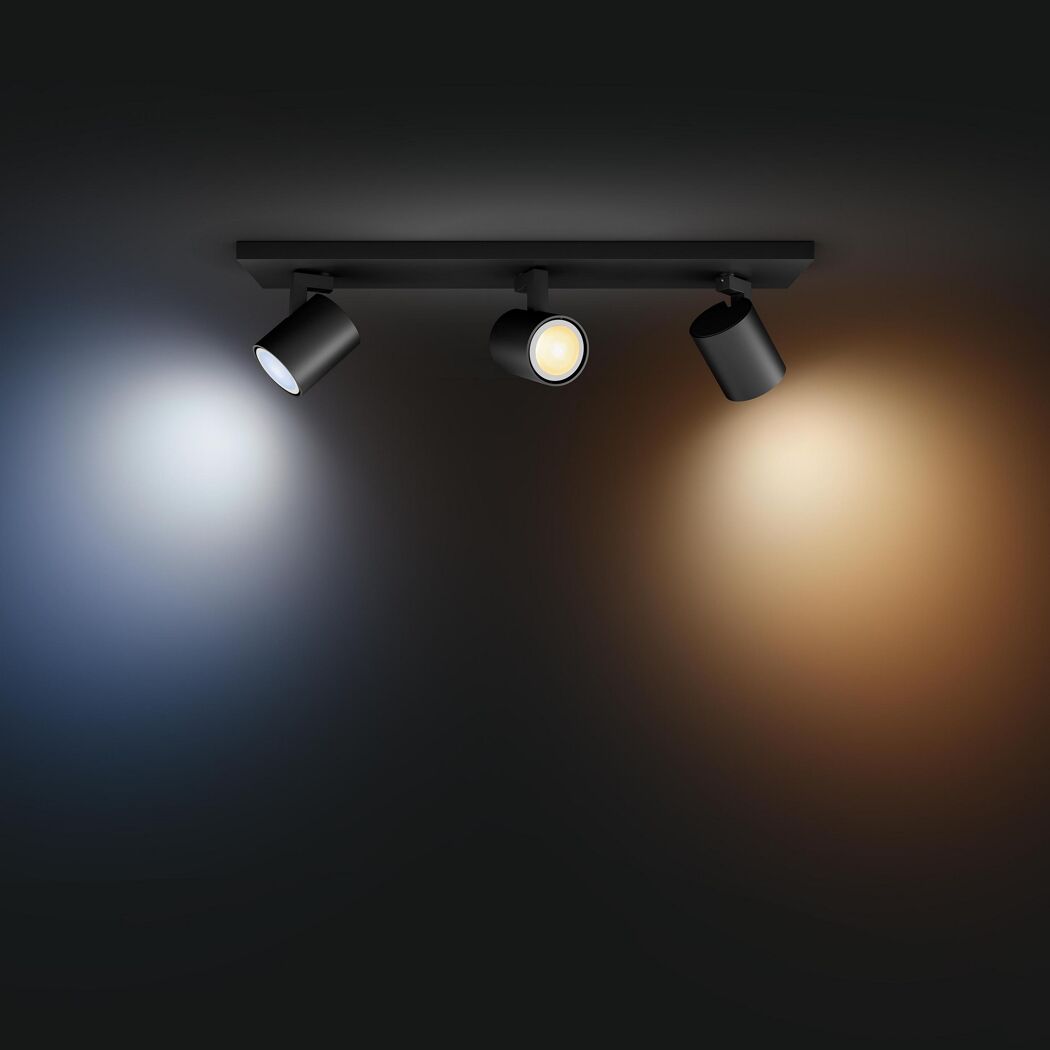 LED-Spot 'Hue Runner' mit verschiedenen Lichtfarben