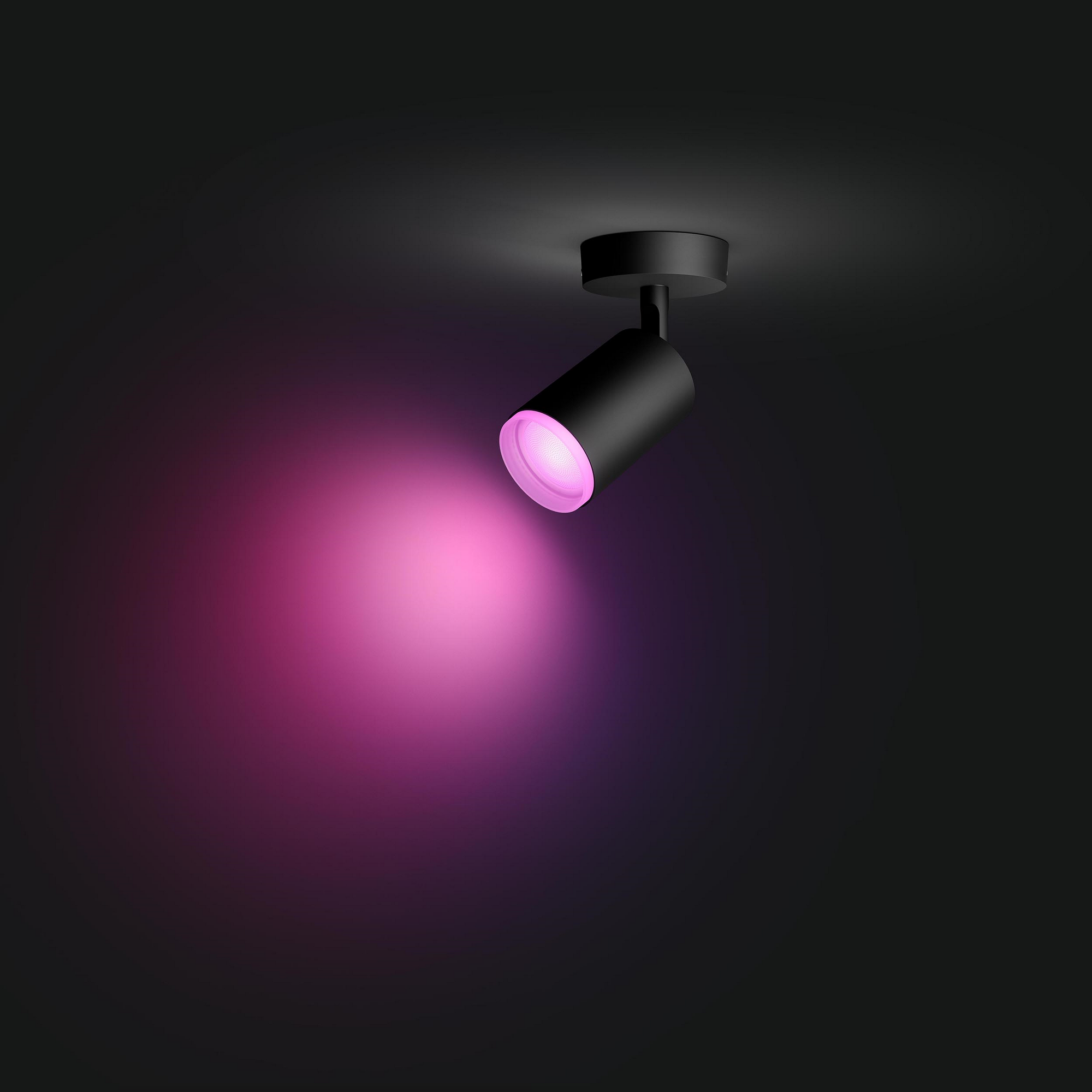 LED-Spot 'Hue Fugato' schwarz 4,2 W