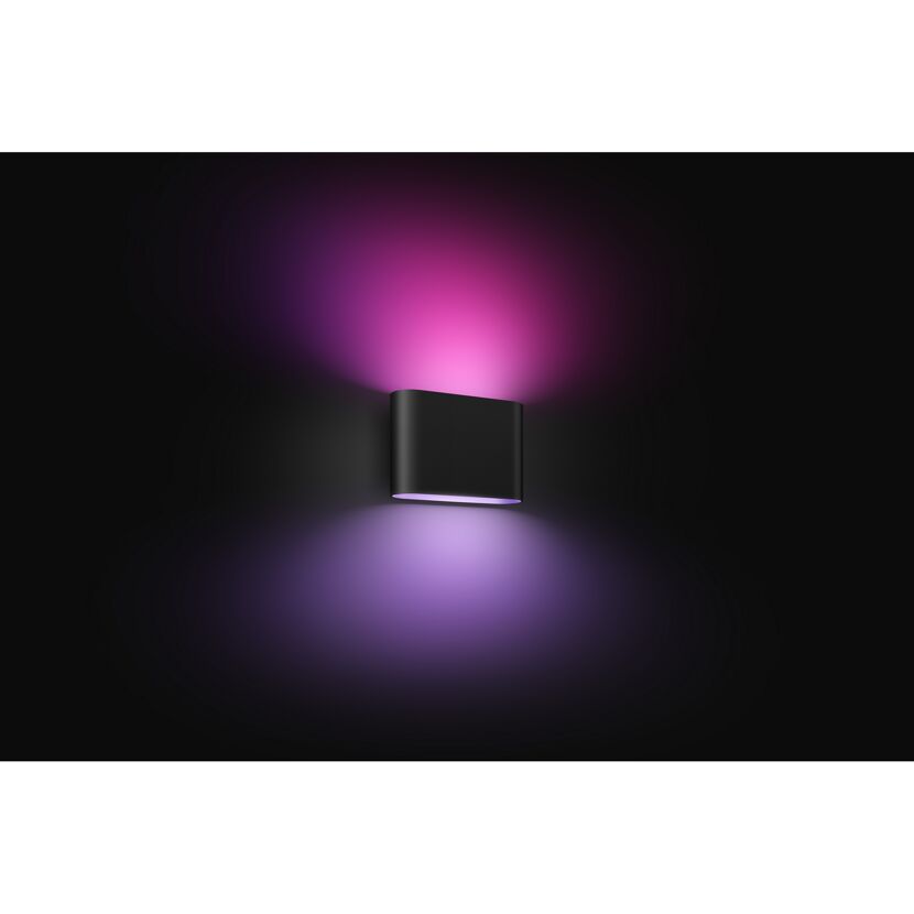 Wandleuchte 'Hue Dymera' schwarz 23 x 16 cm