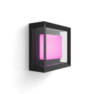 Wandleuchte 'Hue Econic' schwarz 26 x 26 cm