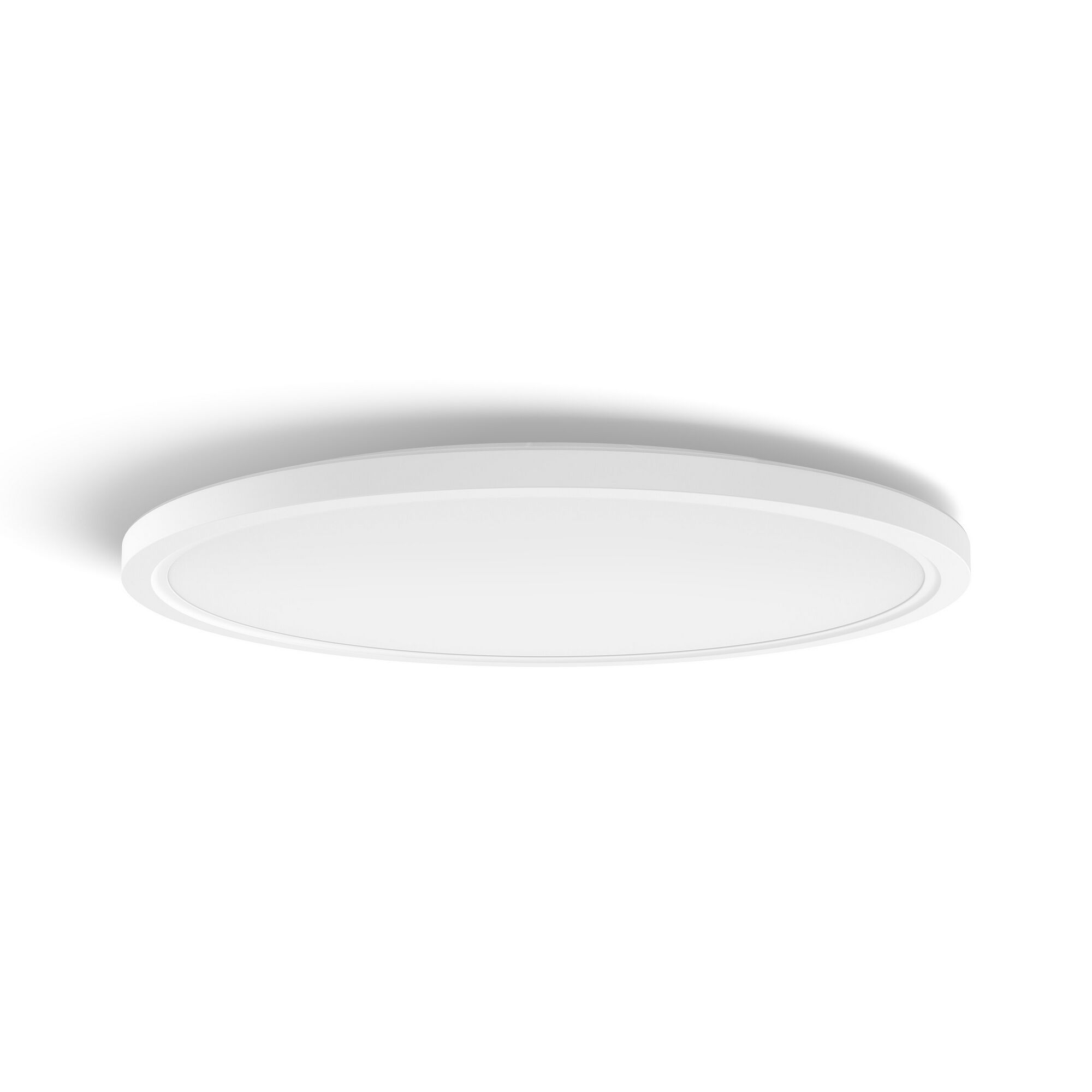 Weiße runde Deckenleuchte