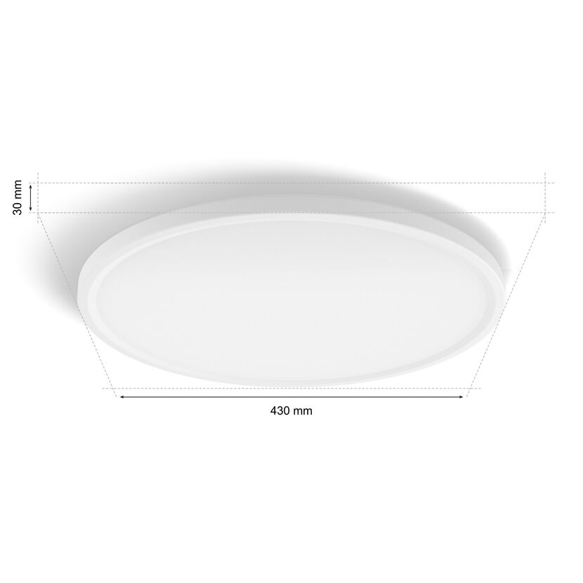 Weiße LED Deckenleuchte