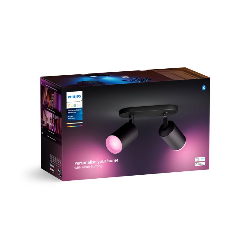 Philips Hue Fugato Spot schwarz Verpackung