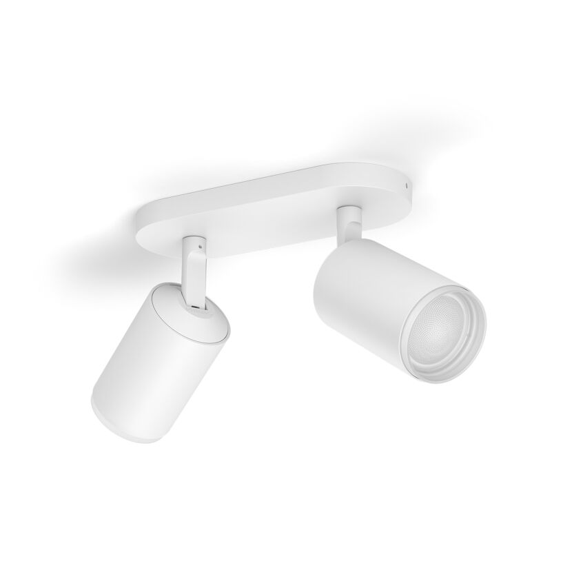 LED-Spot 'Hue Fugato' weiß 2 x 4,2 W
