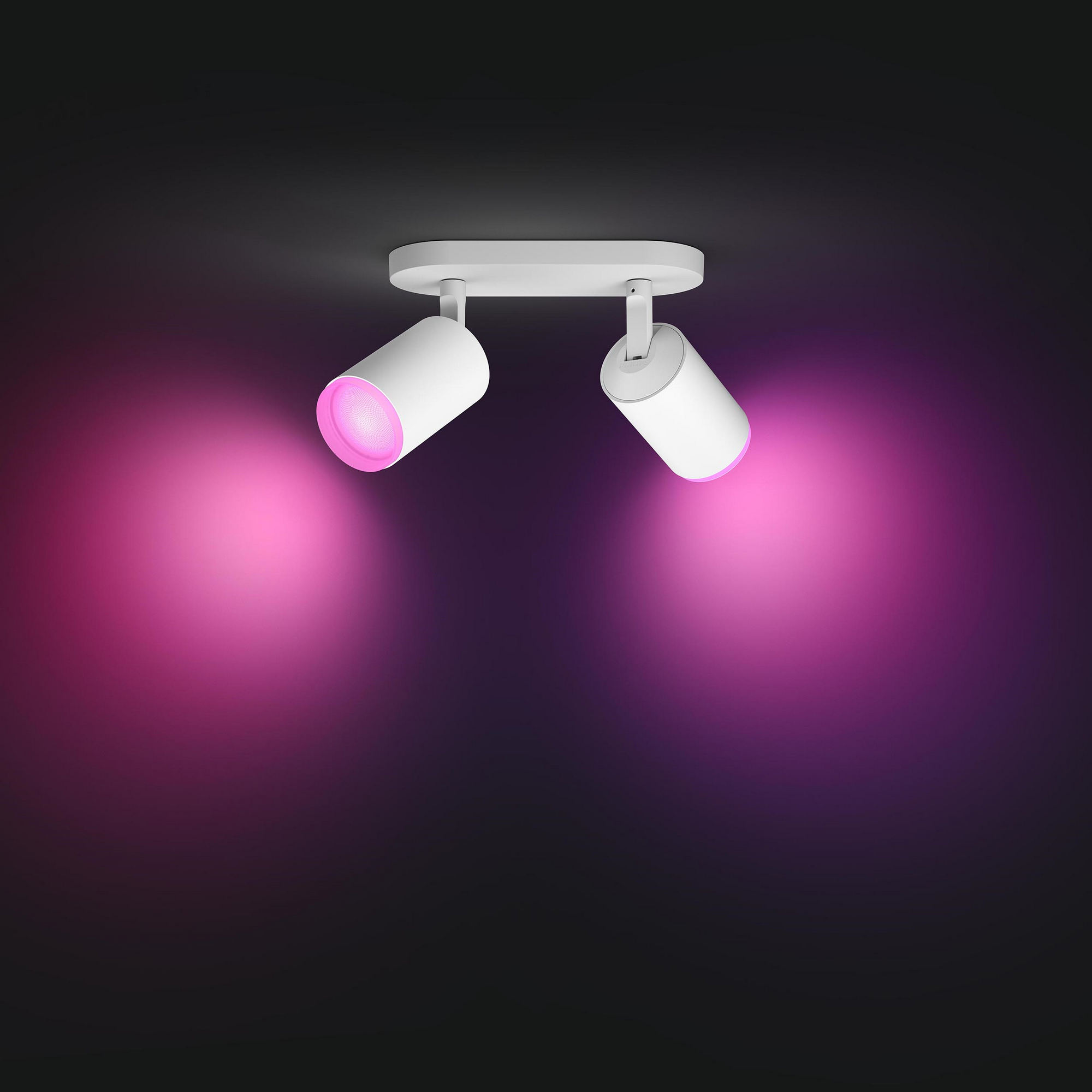 LED-Spot 'Hue Fugato' weiß 2 x 4,2 W