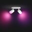 LED-Spot 'Hue Fugato' weiß 2 x 4,2 W