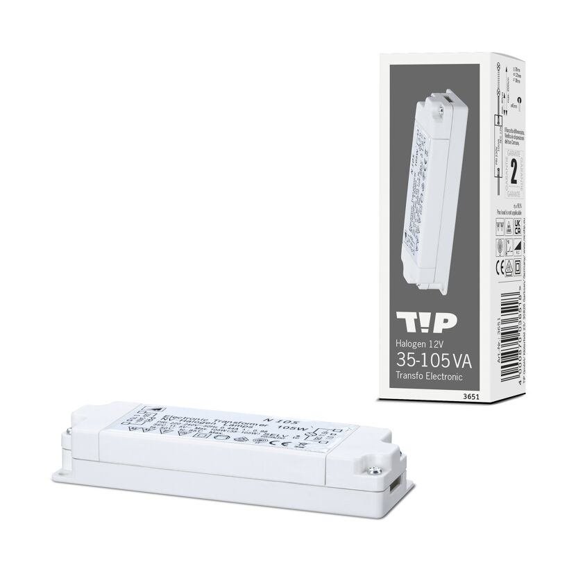 Elektroniktrafo 105 W Weiß