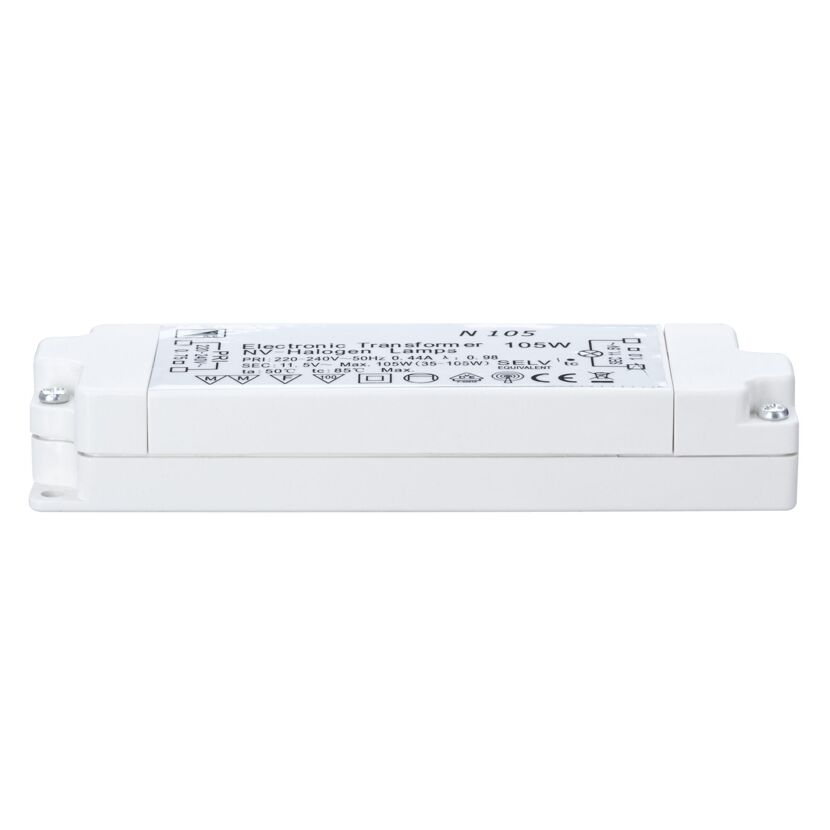 Elektroniktrafo 105 W Weiß