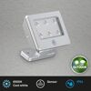 LED-Außenwandleuchte 'Lero' mit Bewegungssensor 0,48 W tageslichtweiß IP 54 12 x 6,4 cm