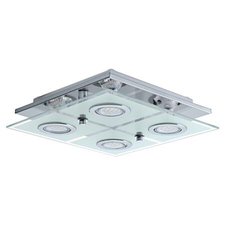 2. Bild von LED-Deckenleuchte 4-flammig Silbern 'Cabo'