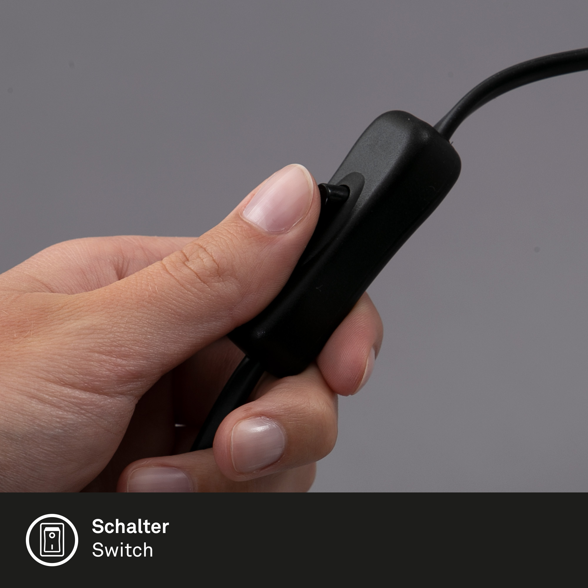 LED Klemmspot 250 lm, schwarz