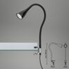 LED-Klemmlampe 'Elasti' GU10 3 W 260 lm warmweiß 60 x 5,5 cm