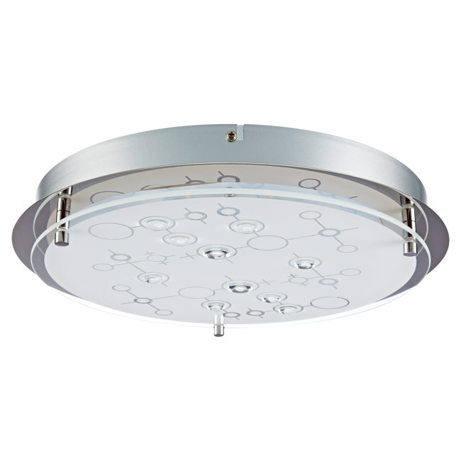 Bild von LED-Deckenleuchte 'Salvia' chromfarben Ø 33 cm