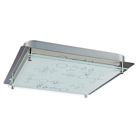 2. Bild von LED-Deckenleuchte 'Salvia' chromfarben 33 x 33 cm