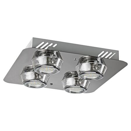 2. Bild von LED-Deckenleuchte 'Kelly' 4-flammig silbern