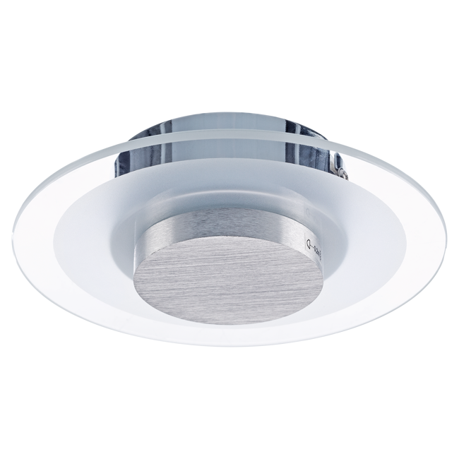 Bild von LED-Deckenleuchte 'Budapest' chromfarben Ø 16 cm