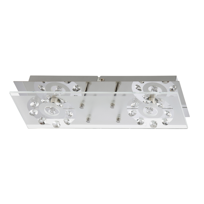 Bild von Deckenleuchte 'Copa' 30 x 10 x 5,6 cm 3 Strahler 380 lm dimmbar